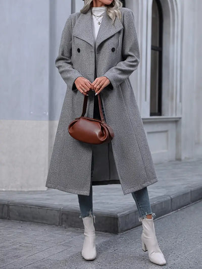 Liakern | Modebewusster Longline-Mantel in Übergröße