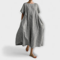 Nurhan - Lässiges Langkleid – Grau