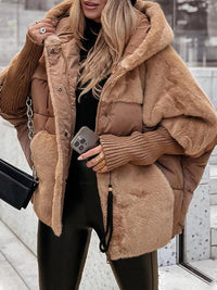 OLIVIA | KUSCHELIGE WINTERJACKE – Braun