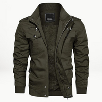 Jaxon - Bequeme, warme Jacke mit Reißverschluss – Grün