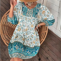 Matilda | Bohemian Kleid – Hellblau