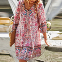 Matilda | Bohemian Kleid – Rosa