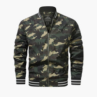 Leichter Windbreaker für Herren – Grüne Tarnung