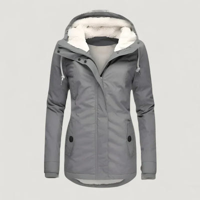 Elva | Warme Damenjacke mit Kapuze