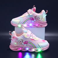 Mia | Leuchtende Bunte Sneaker – Rosa