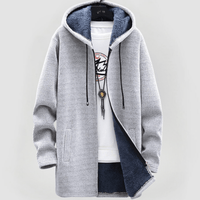 KIM - ELEGANTE UNISEX-JACKE MIT KAPUZE – Weiß
