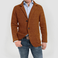 RENE - STRICKJACKE MIT LANGEN ÄRMELN – Orange