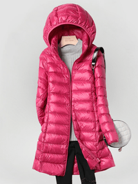 INKEN - ULTRALEICHTE JACKE – Dunkelpink