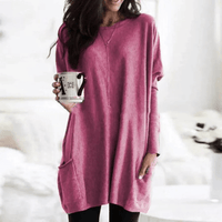 NINA - ÜBERGROßER PULLOVER – Rosa