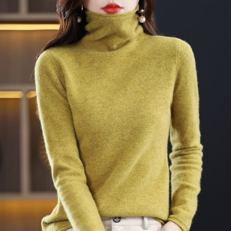 Yiesell | Pure Wol Rollkragenpullover