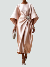 Isadora - Elegantes Maxikleid im zeitlosen Design – Khaki