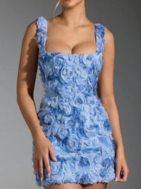 Beatrixana | Damen Minikleid – Blau