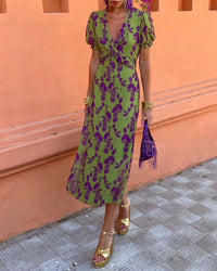 Mara | Modern Style Damenkleid – Grün