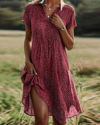 Elegantes Boho-Kleid Odessa™ – Rot