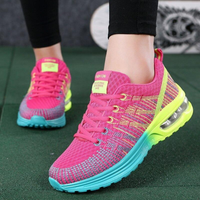Damen Bequeme Freizeitschuhe | Atmungsaktiv und Stabil – Rosa & Blau