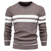 DAWSON - STRICKPULLOVER FÜR MÄNNER – Braun