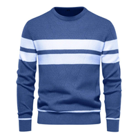 DAWSON - STRICKPULLOVER FÜR MÄNNER – Dunkelblau