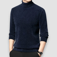 Hugo | Long Sleeve Turtle Neck Sweater – Marine