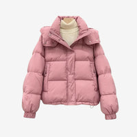 Clara | Winter-Pufferjacke – Rosa