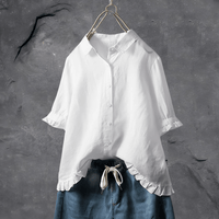 BÜSRA - ELEGANTES UND RAFFINIERTES HEMD – Weiß