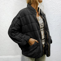 SORAYA | Luxuriöse Steppjacke Für Frauen – Schwarz