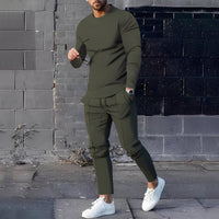 Adelard - Herren-Set mit Pullover und Hose – Grün