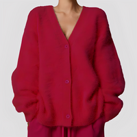 Lavena - Bequemer und wärmender Pullover – Rot