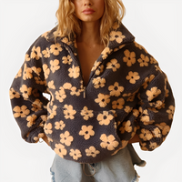Elizabeth - Stylischer Pullover mit Blumendekoration – Gelb