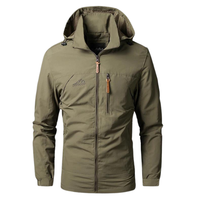 Wasserdichte winddichte Jacke - FENDLER – Khaki