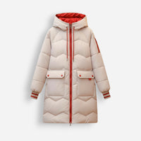 Elegante Winterjacke für Damen – Weiß