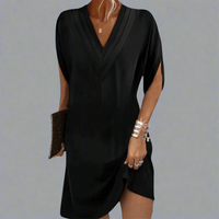 Gundrada | Stilvolles Maxikleid – Schwarz