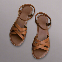 Mette | Handgefertigte bequeme Sandalen aus Premium-Material – Braun