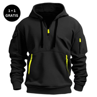 Max - Kapuzenpullover – Schwarz