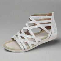 Seraphina | Elegante Sandalen mit Komforteffekt – Fischschuppenweiß