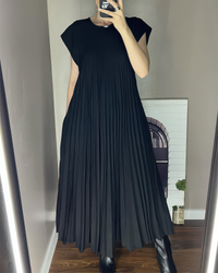 LIVIA™ - ZEITLOSES UND BEQUEMES MAXIKLEID – Schwarz