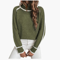 Julia | Kuscheliger Turtleneck-Pullover für Damen – Oliv