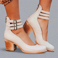Dagny | Elegante und Bequeme Ankle Stiefel – Weiß