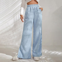 Lena Relax Hose | Lässige luftige sommerhosen damen – Hellblau
