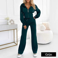 JARVINIA - ELEGANTES ZWEITEILIGES SET – Grün