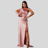 Ilse | Glamouröses Drapé-Kleid – Rosa