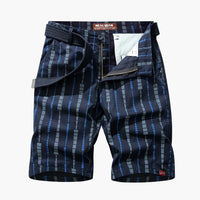 Herren Shorts aus Polyester mit Taschen für Sommer Outdoor – Blau