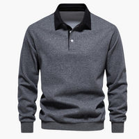 Hans | Freizeit-Poloshirt – Dunkelgrau