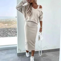 Edith™ | Zweiteiliges Kleiderset – Beige