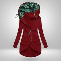 Anna™ | Wintermantel für Damen – Weinrot