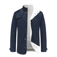 LORENZ - Gepolsterte Winterjacke aus Baumwolle für Herren – Blau