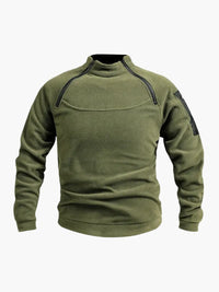 Serge | Warmer Fleecepullover – Oliv