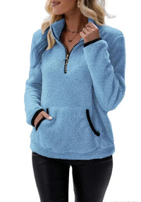 HARPER | WEICHER, WARMER, STILVOLL – Blau