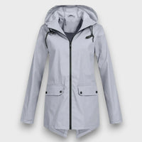 Wenara – Regenjacke mit Kapuze – Grau