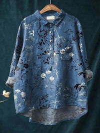 Sarah | Blumenmuster Peasant Bluse – Blumenmuster 10