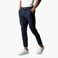 Chinohose für Herren - Sommerliche Stretch Chino für Alltag – Marine